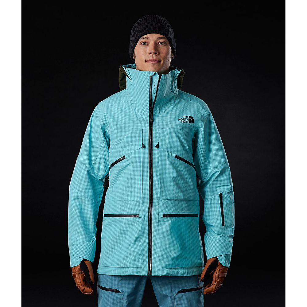 The North Face Insulated Jacket Mens Australia - The North Face Brigandine Futurelight™ Blue / Green